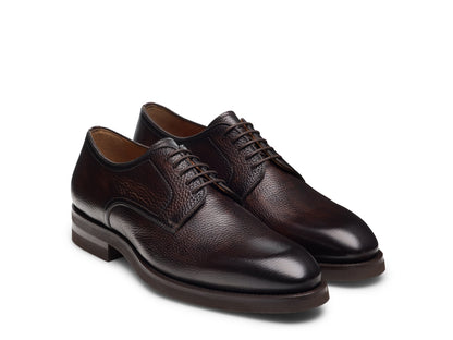 MELICH derbies en cuir marron vieilli