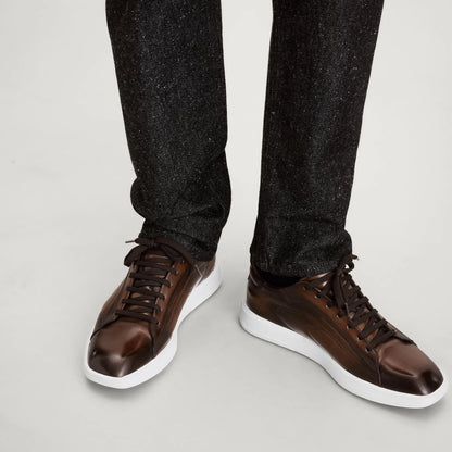 Sneaker Stellar En Cuir De Veau Venezia