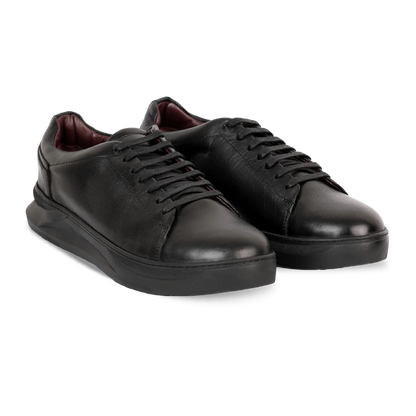 Apex Sneakers Homme Cuir Noir