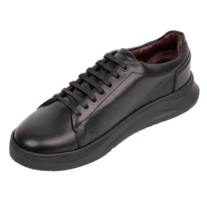 Apex Sneakers Homme Cuir Noir