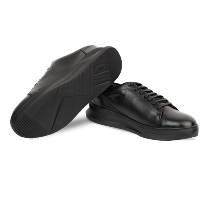 Apex Sneakers Homme Cuir Noir