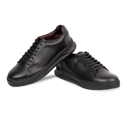 Apex Sneakers Homme Cuir Noir