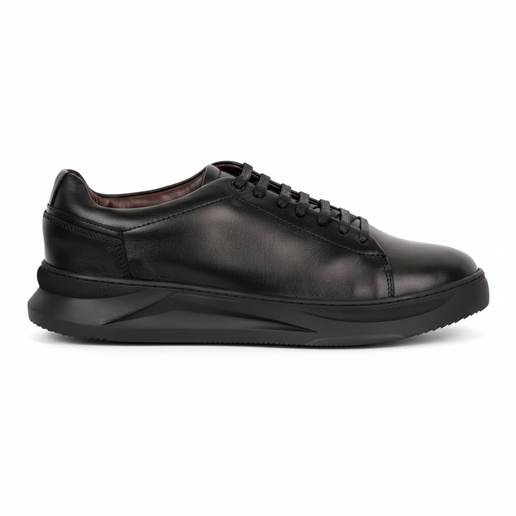 Apex Sneakers Homme Cuir Noir