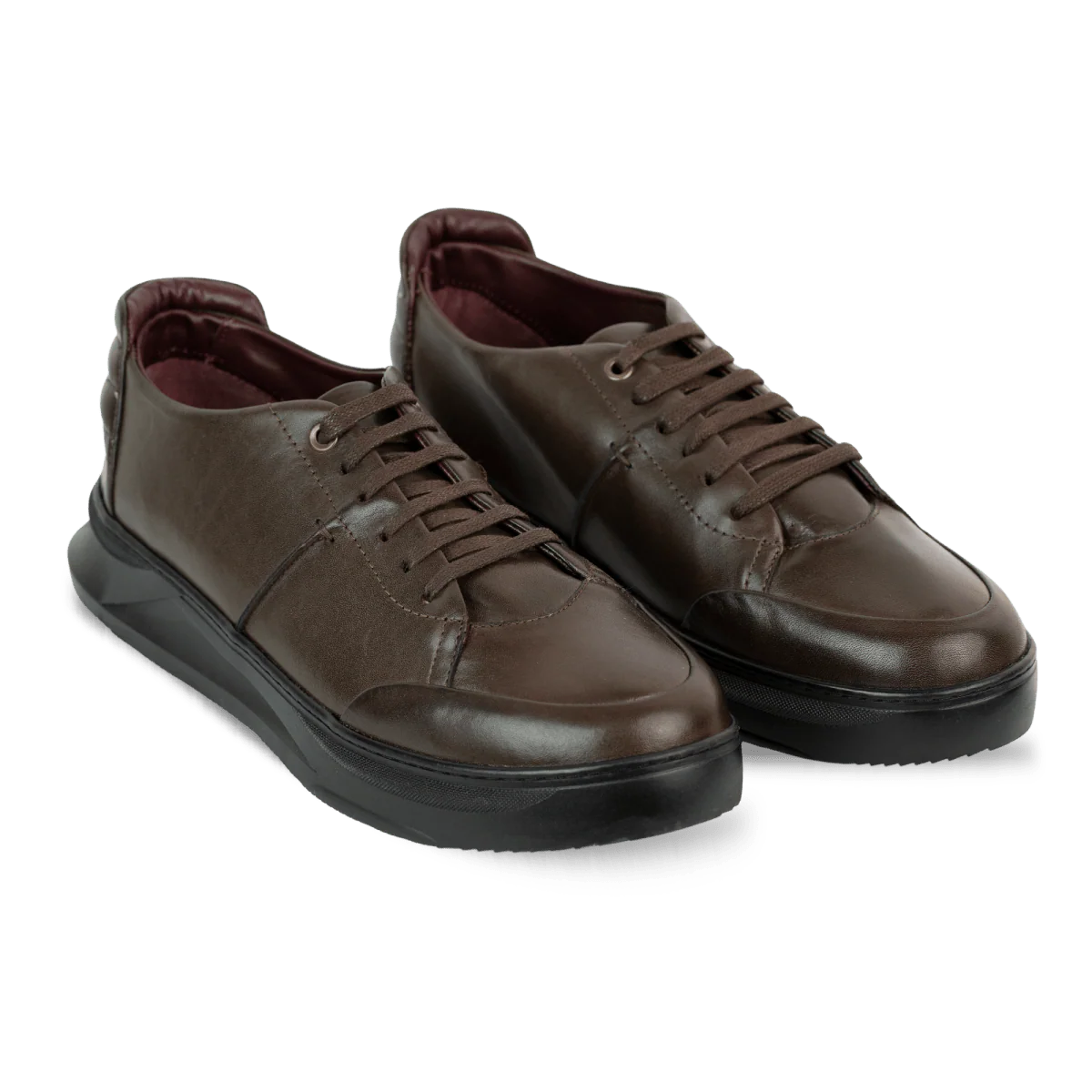 Stratos Sneakers Homme Cuir Marron